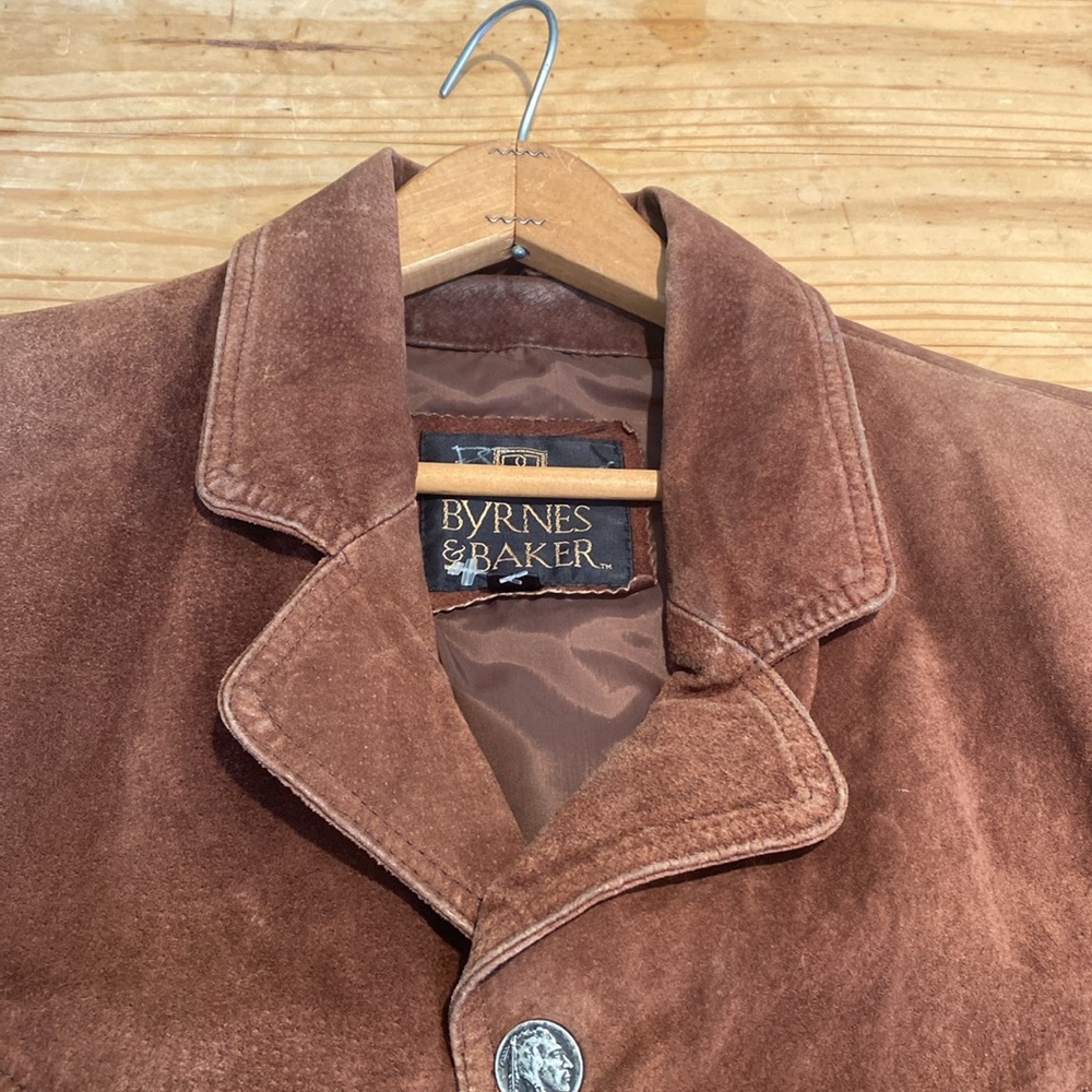 SOLD SOLD SOLD‼️‼️‼️Brown Leather Fringe Jacket - Picture 7 of 15
